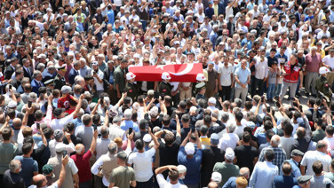 Şehitlere son veda