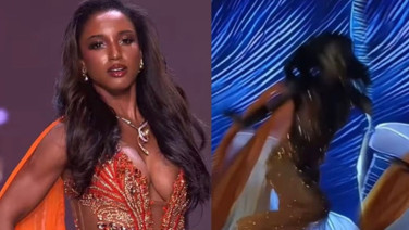 Sahneden düşen güzel mankenin sağlık durumu hakkında açıklama