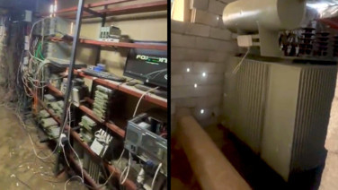 Ahırı kaçak elektrikle kripto tesisine çevirmişler