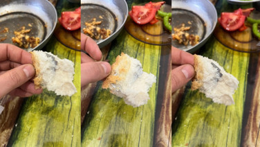 Ekmeğin içinden çıkanı görünce dehşete düştü