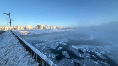 Kutuplar değil Sivas: Kızılırmak dondu