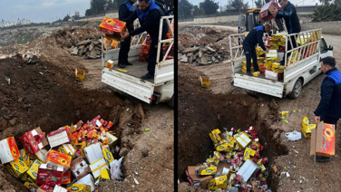 Öğrencilere yedireceklerdi: Hepsi toprağa gömüldü