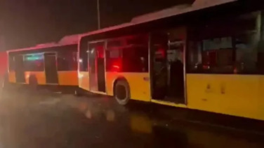Başakşehir'de 3 İETT otobüsü çarpıştı: Yaralılar var