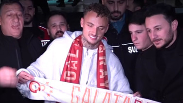 Galatasaray'ın yeni transferi Noa Lang, İstanbul'a geldi