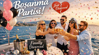 Boşanma partileri yeni trend oldu