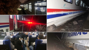 Balıkesir’de faciadan dönüldü! 149 kişi taşıyan tren raydan çıktı