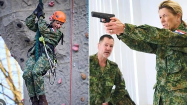 Hollanda Kraliçesi orduya katıldı