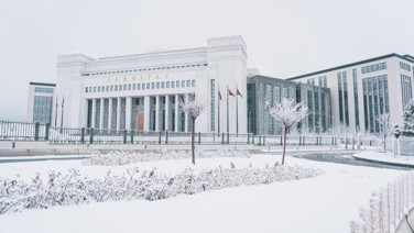 Ankara'da yağmur kara döndü, kent beyaza büründü