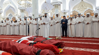 Katar'da şehitlere tabutsuz cenaze namazı