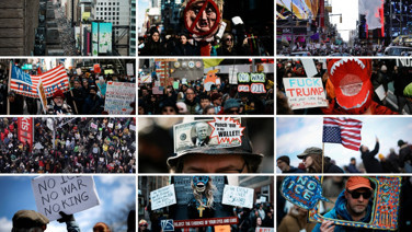 Amerika'da Trump karşıtları sokağa döküldü: No Kings