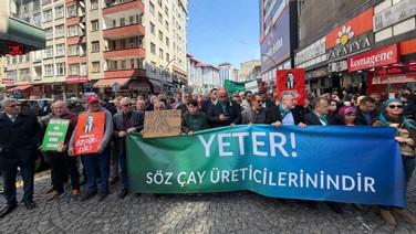 Rize’de 'çay mitingi' düzenlendi