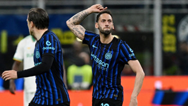 5-2'lik maçta Hakan Çalhanoğlu'ndan insanüstü gol