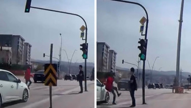 Bir adımla hayata tutundu