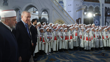 Erdoğan icazet merasimine katıldı