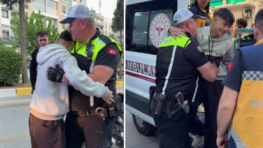400 bin lira ceza yedi, polise sarılıp ağladı