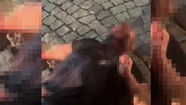 Husumetli olduğu akrabasının boğazını kesip kahvehanenin önüne attı