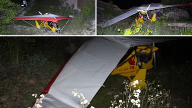 Microlight hava aracı Kapadokya’ya zorunlu iniş yaptı: 2 yaralı