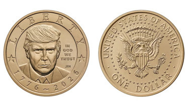 Trump'lı 1 dolar piyasaya çıkıyor