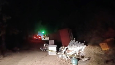 Yayla dönüşü kamyonet devrildi, 1 kişi hayatını kaybetti