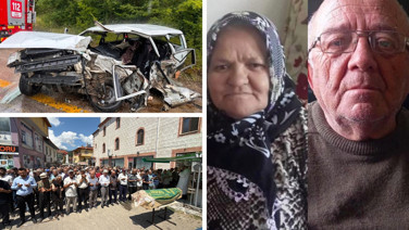 Karabük'teki kazada hayatını kaybeden çift toprağa verildi