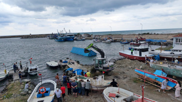 Karadeniz’de balıkçıları şaşırtan manzara