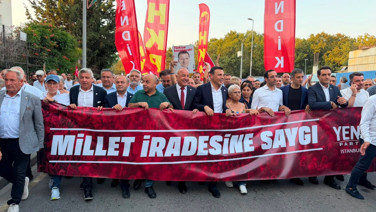 Belediye Başkanı AKP'ye geçmişti... YENİ Parti'den 'Millet İradesine Saygı Yürüyüşü'