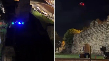 Fatih'te alkol içenlere dronla müdahale: 'Derhal bu bölgeden ayrılın'