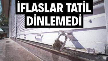 İflaslar tatil dinlemedi