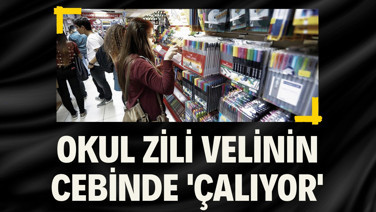 Okul zili velinin cebinde 'çalıyor'