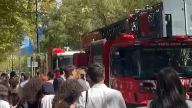 İTÜ'de yangın: Çok sayıda itfaiye sevk edildi