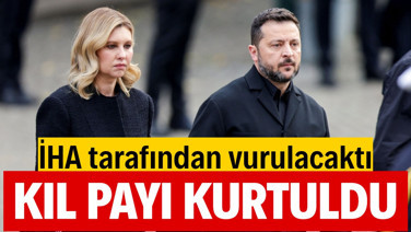 İHA tarafından vurulacaktı: Zelenskiy kıl payı kurtuldu