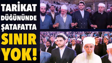 Tarikat düğününde şatafatta sınır yok!