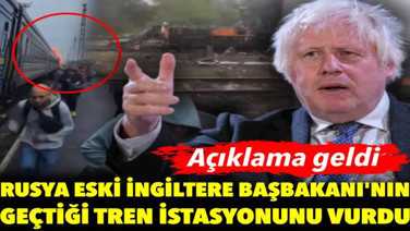 Rusya eski İngiltere Başbakanı'nın geçtiği tren istasyonunu vurdu: Açıklama geldi