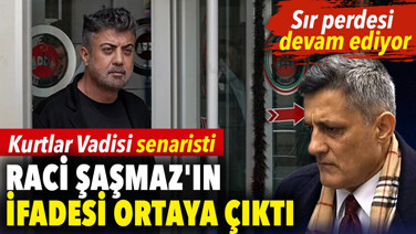 Kurtlar Vadisi senaristi Raci Şaşmaz'ın ifadesi ortaya çıktı