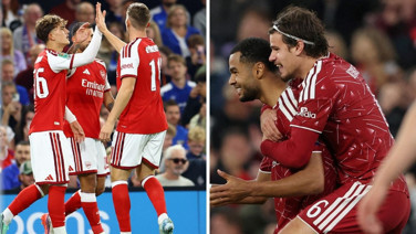 Arsenal ve Liverpool yola devam ediyor