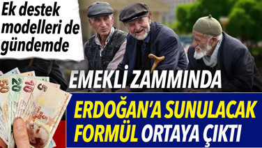 Emekli zammında Erdoğan’a sunulacak formül ortaya çıktı. Ek destek modelleri de gündemde