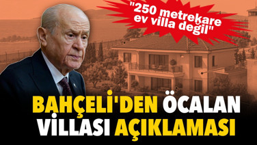 Bahçeli'den Öcalan villası açıklaması