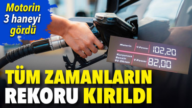 Motorin 3 haneyi gördü. Tüm zamanların rekoru kırıldı