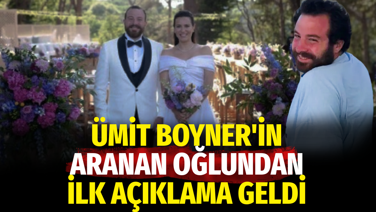 Ümit Boyner'in hakkında yakalama kararı çıkan oğlundan ilk açıklama geldi