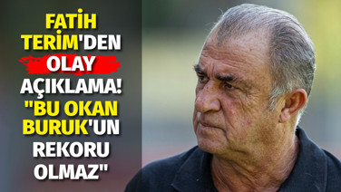 Fatih Terim'den olay açıklama: Bu Okan Buruk'un rekoru olmaz