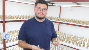 Yetişmez denileni yetiştirdi. 2 dönüm araziyi odaya sığdırdı