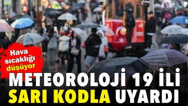 Meteoroloji'den 19 ile sarı kodlu uyarı! Hava sıcalığı düşüyor (28 Eylül 2026)