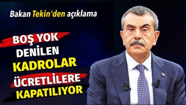 ‘Boş yok’ denilen kadrolar ‘ücretliler’le kapatılıyor!