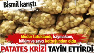 Sosyal yardım patatesleri Bismil bürokrasisini dağıttı
