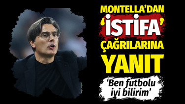 Vincenzo Montella 'istifa' açıklaması yaptı: Futbolu iyi bilirim