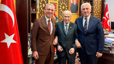 Cumhurbaşkanı Başdanışmanı Oktay Saral'dan Devlet Bahçeli'ye ziyaret