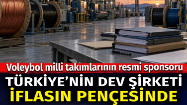 Türkiye’nin dev şirketi iflasın pençesinde! Voleybol Milli Takımları'nın resmi sponsoru