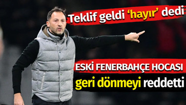 Eski Fenerbahçe teknik direktörü Tedesco Süper Lig'e geri dönmeyi reddetti