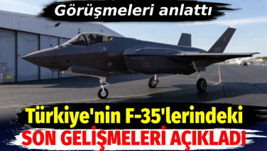 Türkiye'nin F-35'lerindeki son gelişmeleri açıkladı. Bakan yardımcısı anlattı