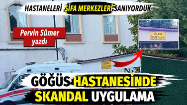 Hastaneleri şifa merkezi sanıyorduk